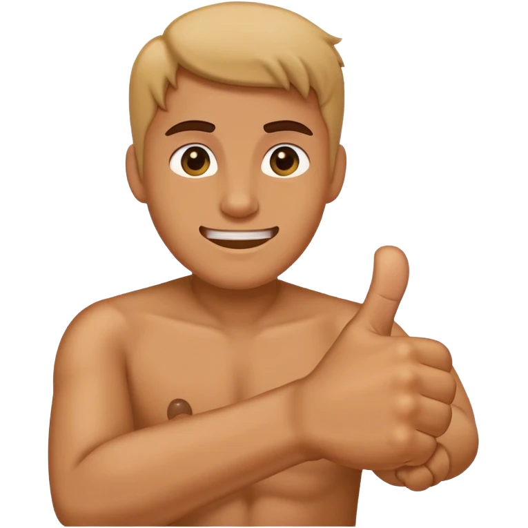 Middle thumps up  emoji