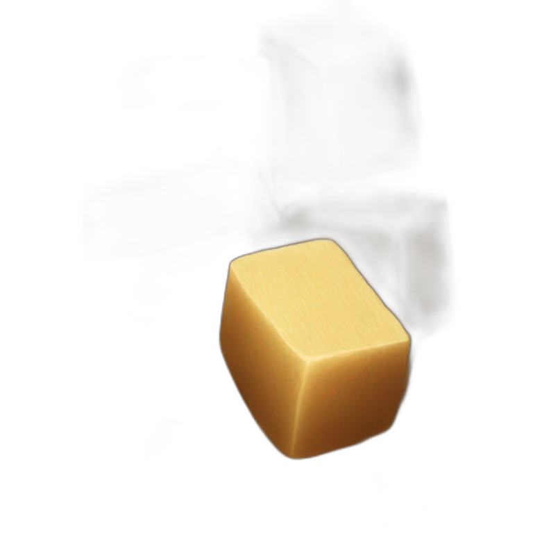 raw brown sugar cane cubes emoji