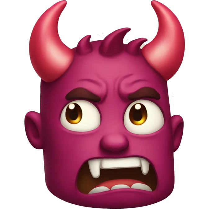 Sad devil emoji emoji