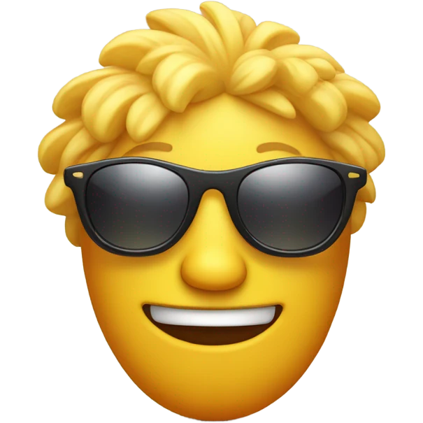 Sun wearing glasses emoji