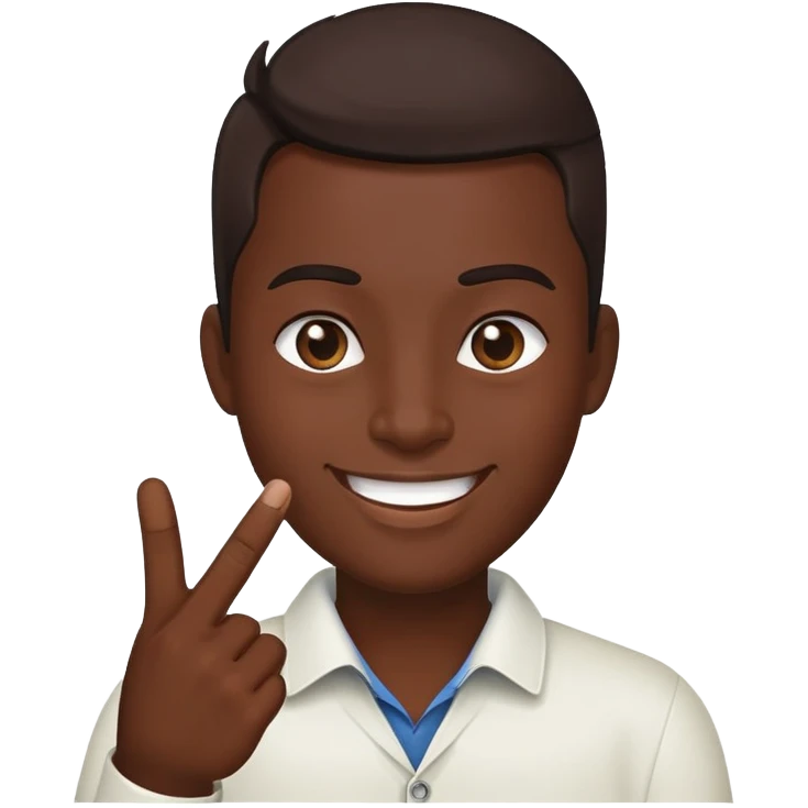 ☺️ with 🖕🏽 emoji