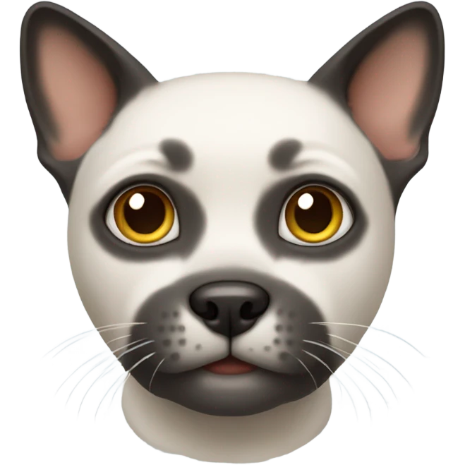cat with dog face emoji