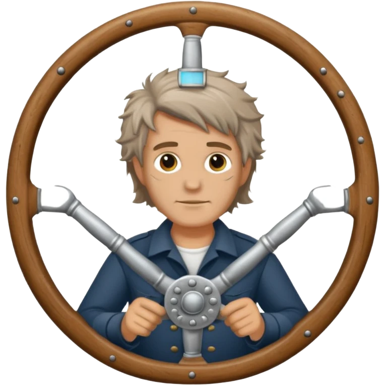 Helmsman emoji