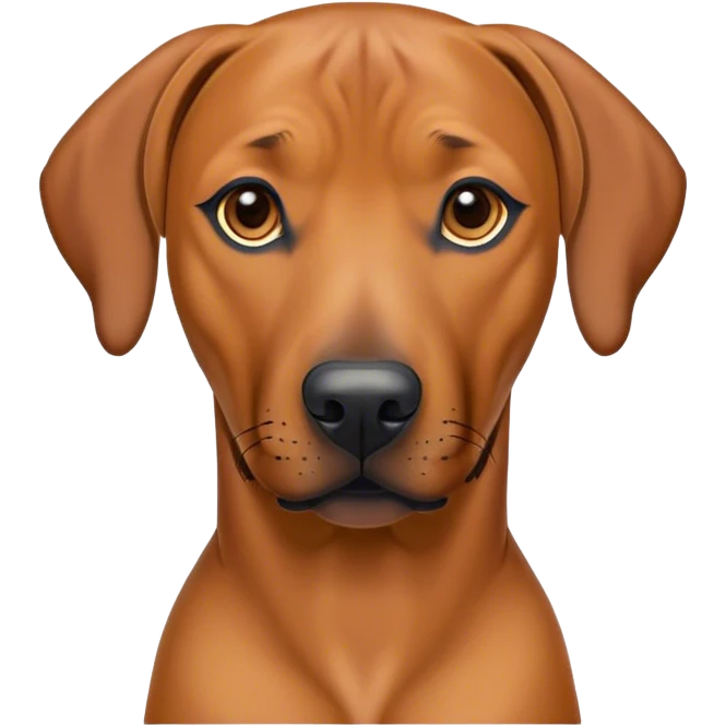 Rhodesian Ridgeback mix  emoji