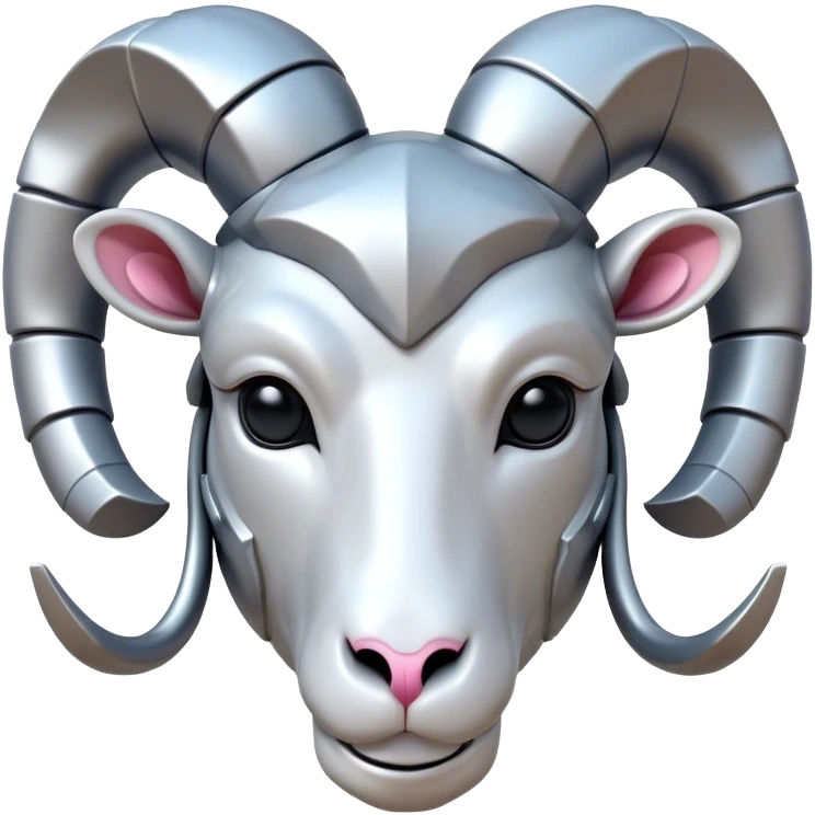 Futuristic Ram(Goat) head  emoji