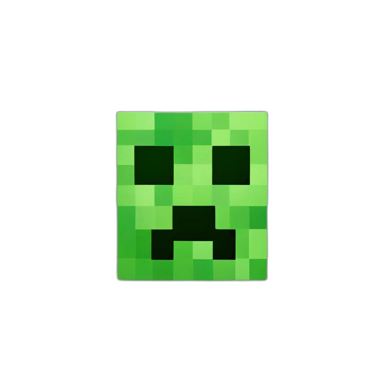 Minecraft creeper emoji