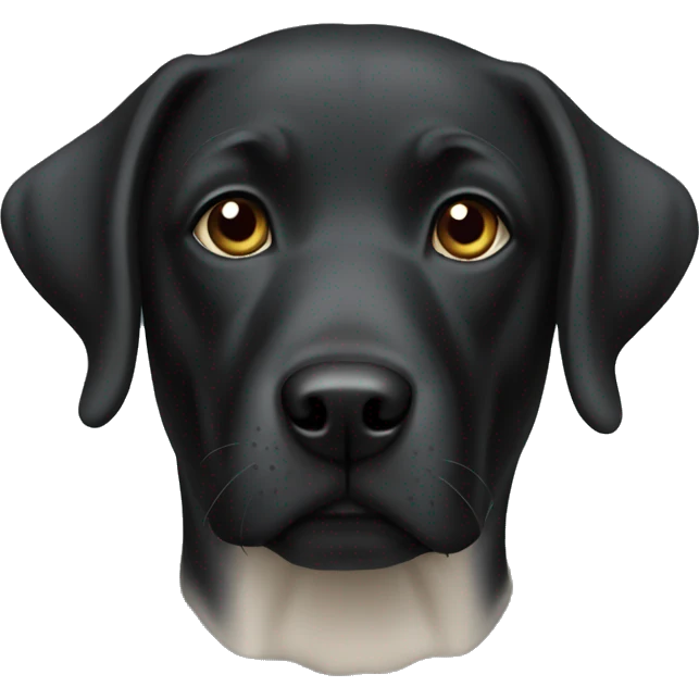 Labrador-noir emoji