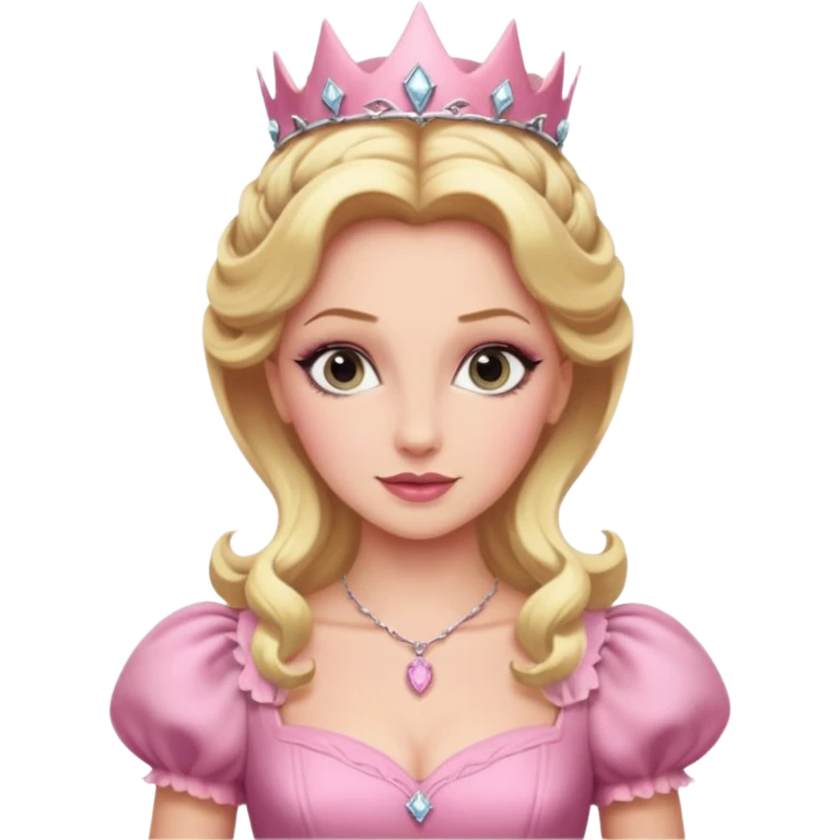 Glinda from Wicked movie, pink emoji