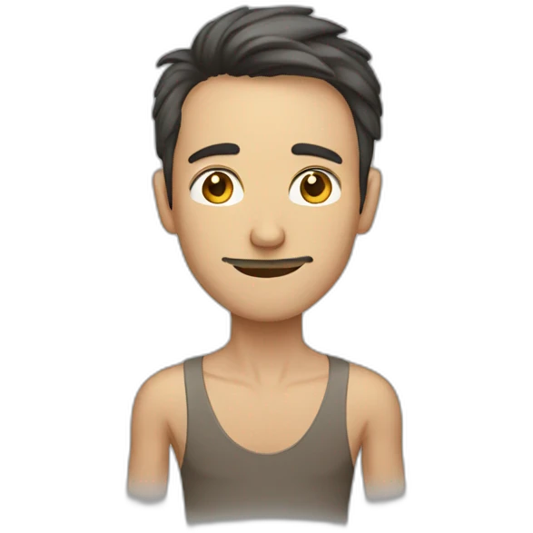 skinny man emoji