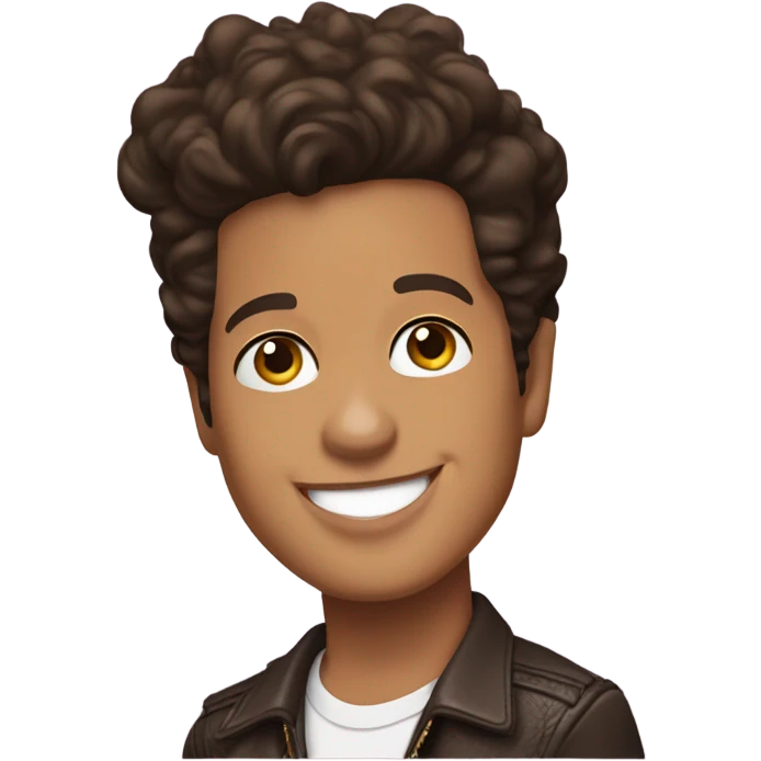 Bruno mars with chocolates emoji