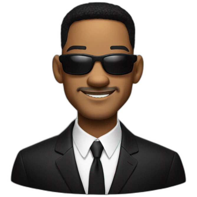 men in black will smith emoji
