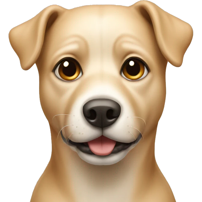  beige dog emoji