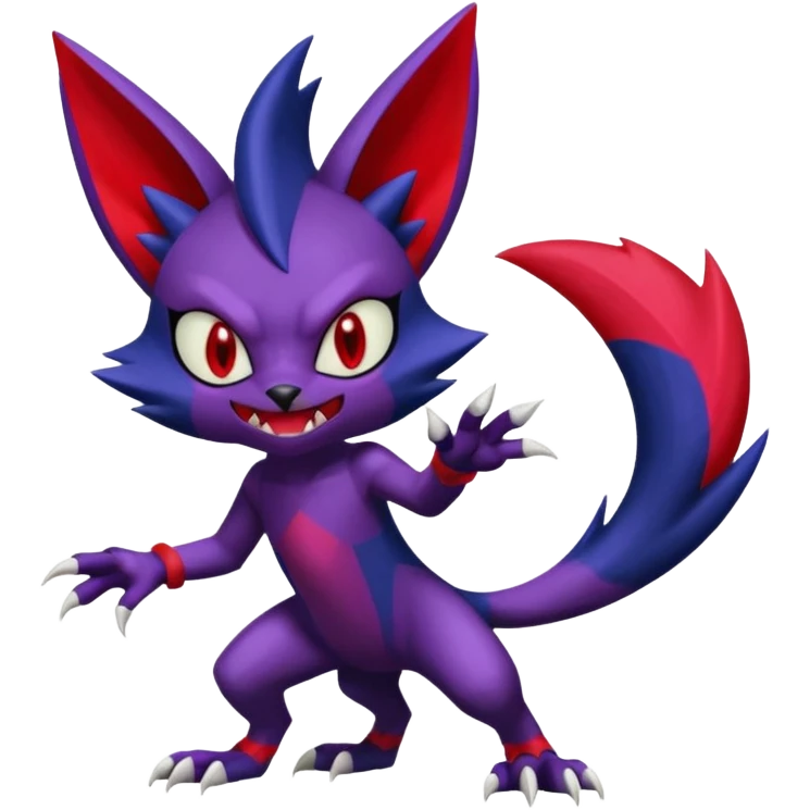 Sneasel-Weavile-Fakémon-hybrid-creature (full body)  emoji