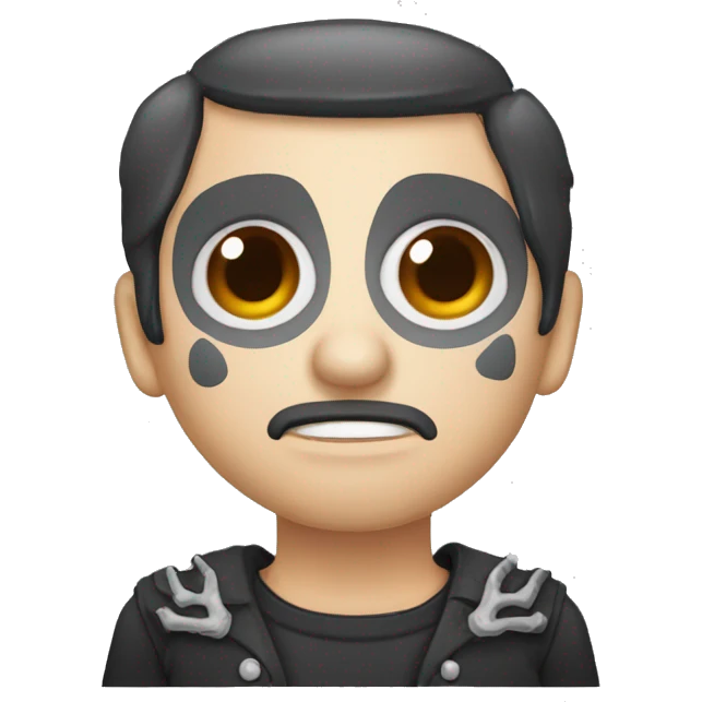 Ladrón con ojos de calavera emoji