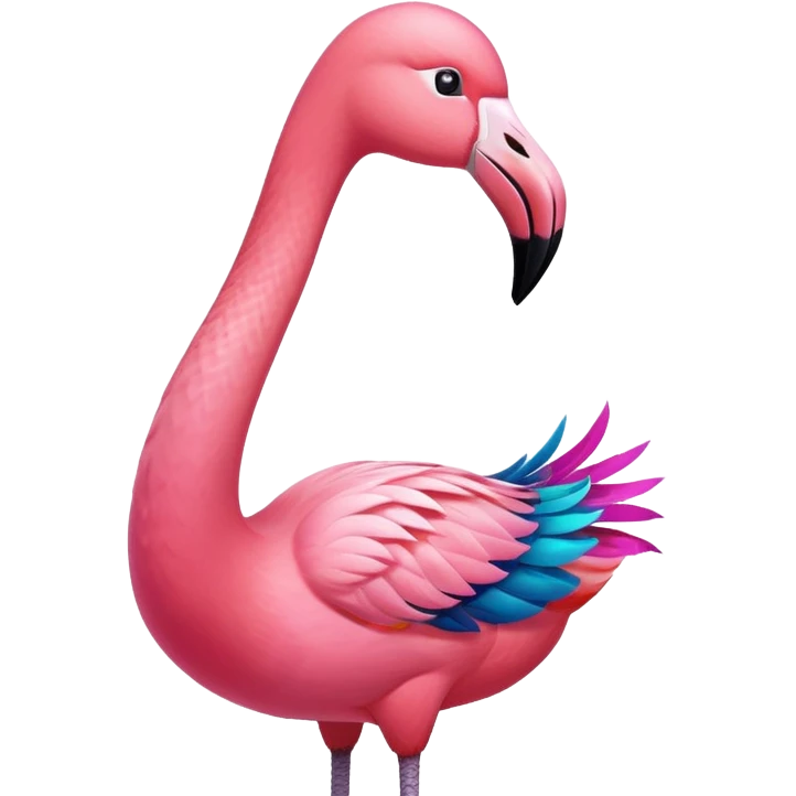  Snake flamingo emoji