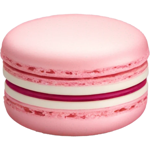 Light pink macaron emoji