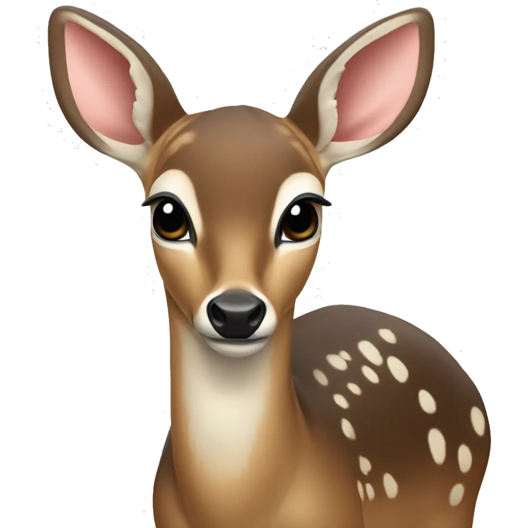 Biche + ruban emoji