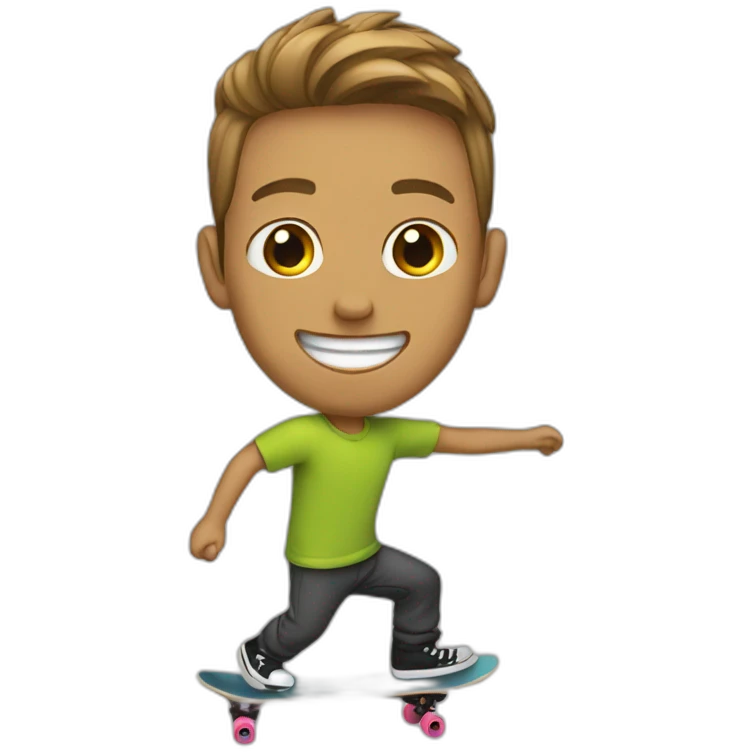 skateboarder emoji