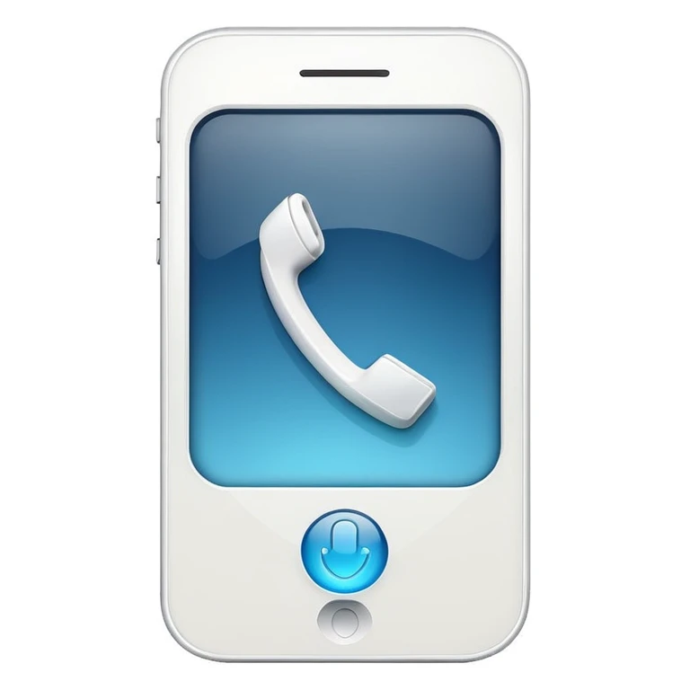 phone icon, simple and modern, iPhone style emoji