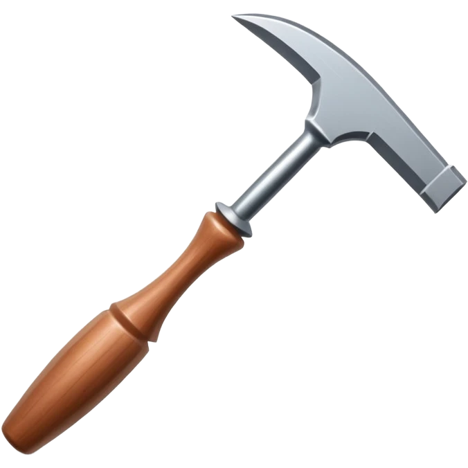 sculpture chisel tool object icon, sharp metal chisel, wooden handle, 3D cartoon, mobile game icon style, centered, clean background, soft shadow, no text, no watermark
  emoji