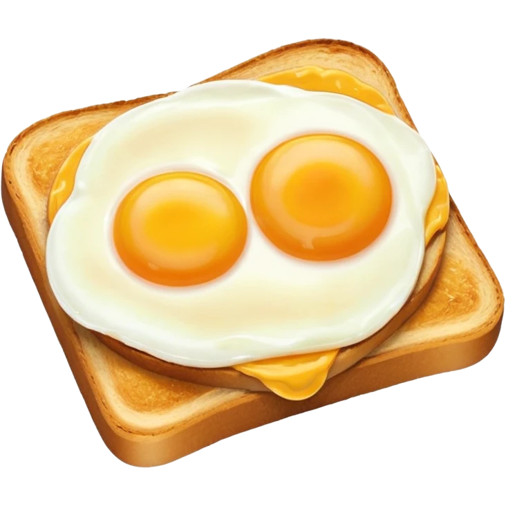 Egg in a sour dough toast emoji