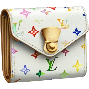 white louis vuitton wallet  emoji