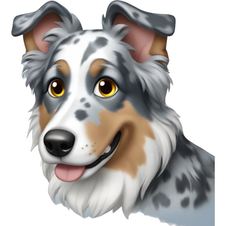blue merle dog emoji