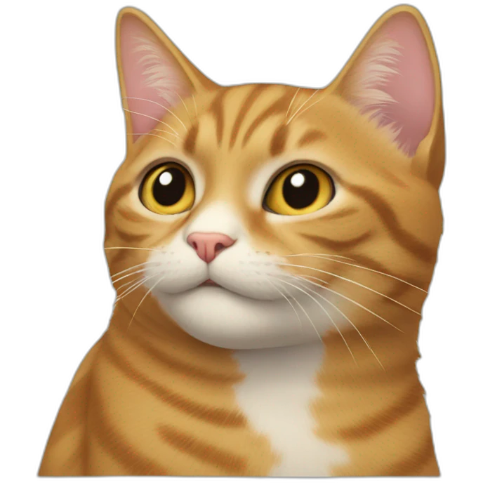 a cat rotated 90 degrees emoji