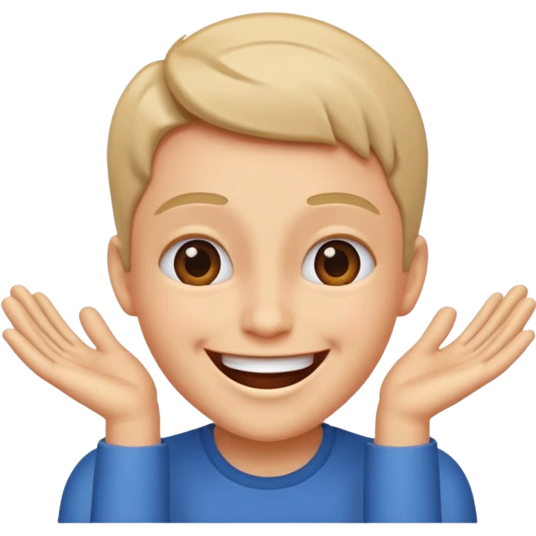 Head shaking because happy emoji