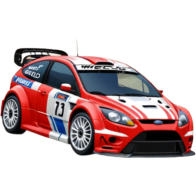 Ford Focus RS WRC best view with some redgrafics emoji