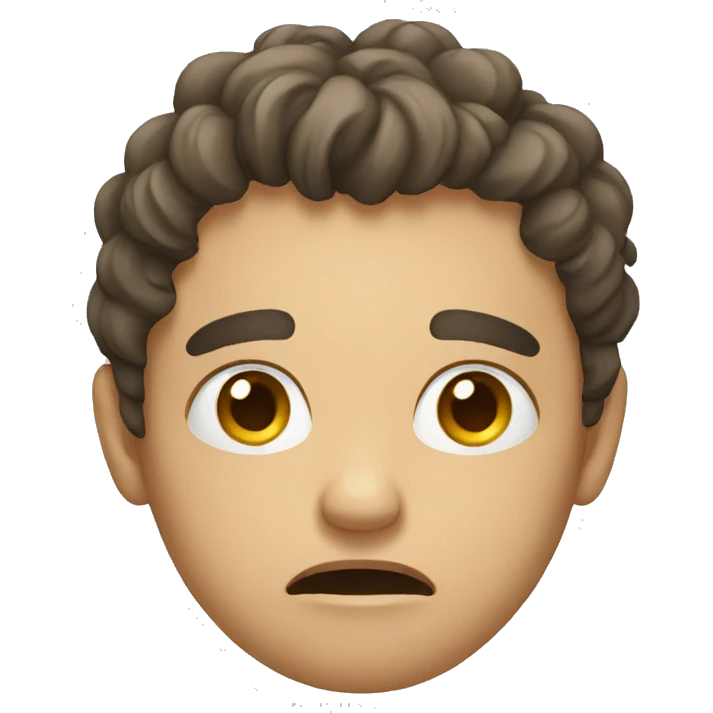 Frustrated emoji