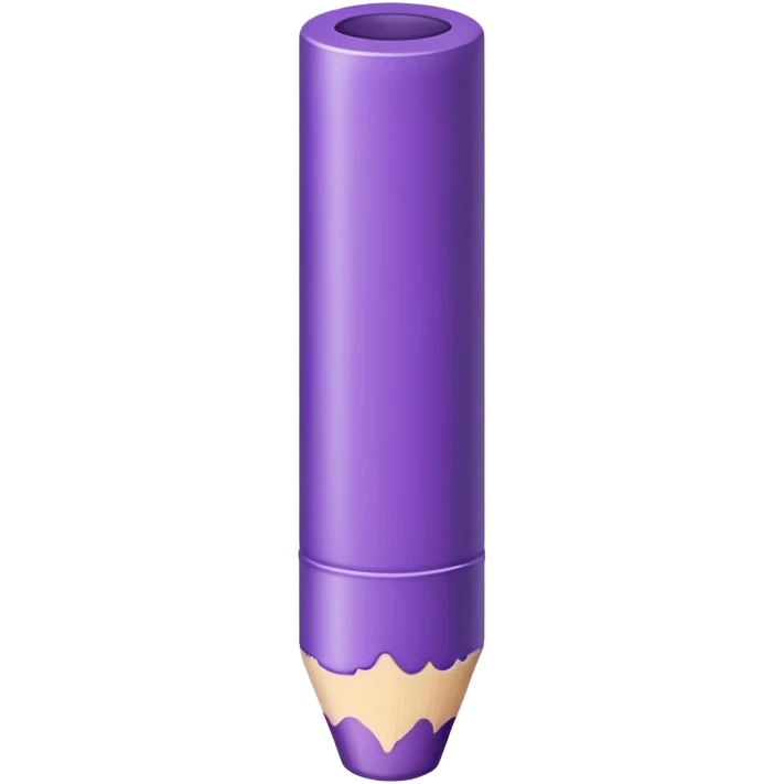 Purple crayon emoji