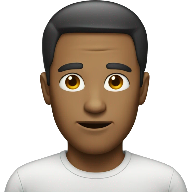 man with no mouth emoji