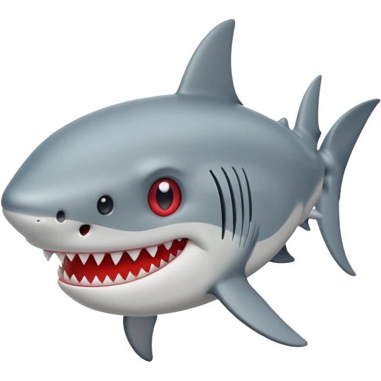 Tiburón con ojos de corazon emoji