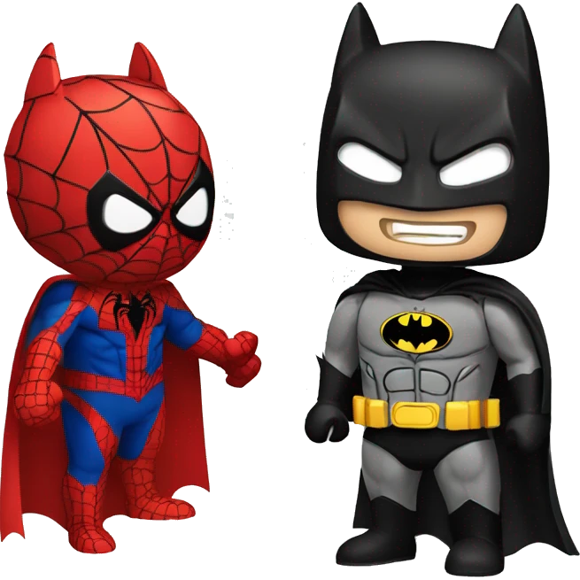 Batman vs spiderman  emoji