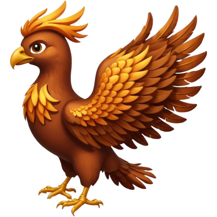 brown phoenix emoji