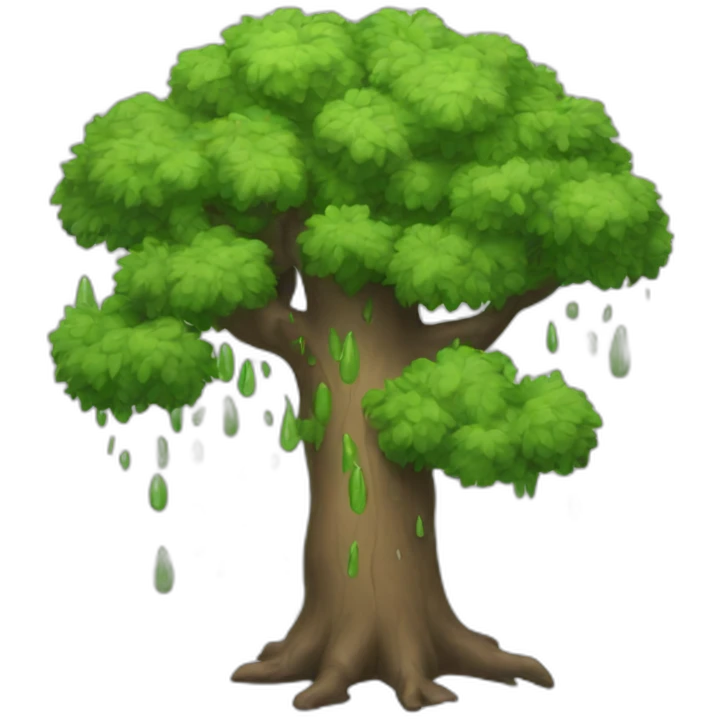 crying tree emoji