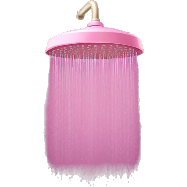Pink shower  emoji