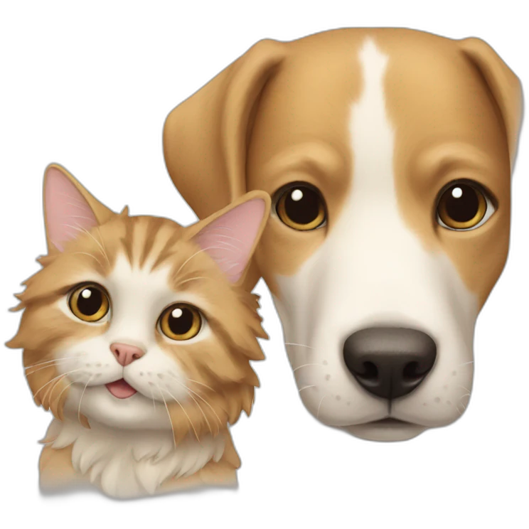 Cat + dog emoji