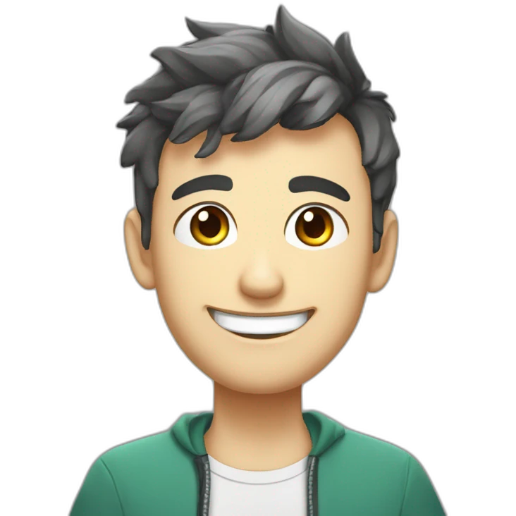 the profile picture of the youtuber "Legendlau" with a cartoon smile and eyes emoji