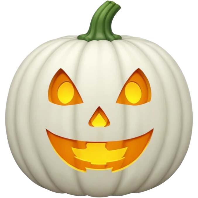 White Pumpkin emoji