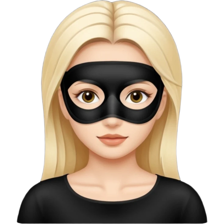 young woman with black facial treatment mask, skincare style. emoji