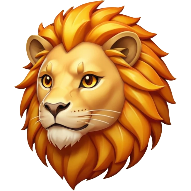 Pokemon legendary laranja and yellow crystal lion emoji