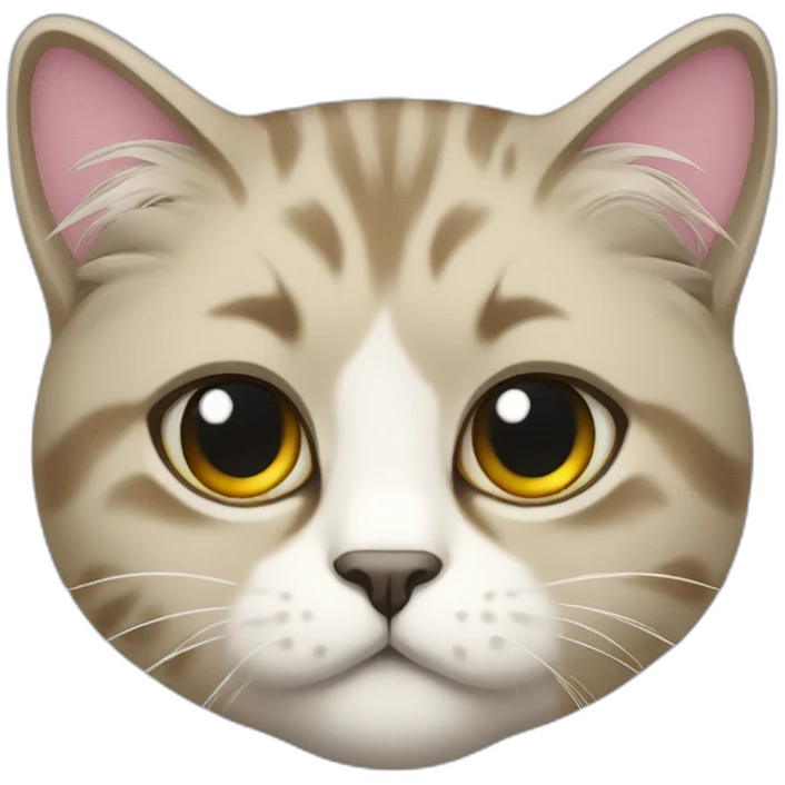 British shirt hair cat emoji