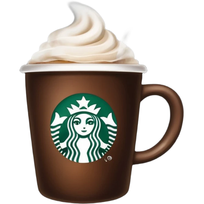 Starbucks coffee emoji