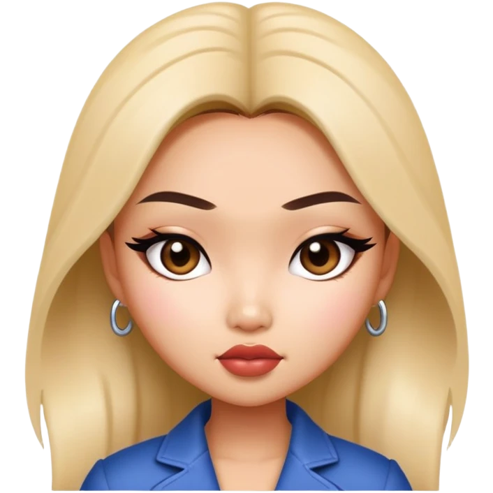 pretty bratz baddie asian emoji