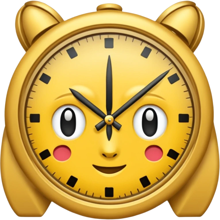 золотые часы emoji