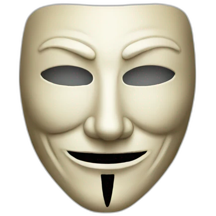 anonymous hackers mask emoji