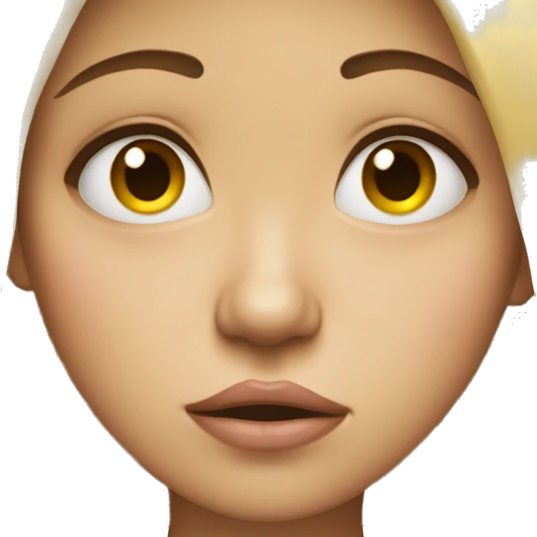 girl pouting emoji