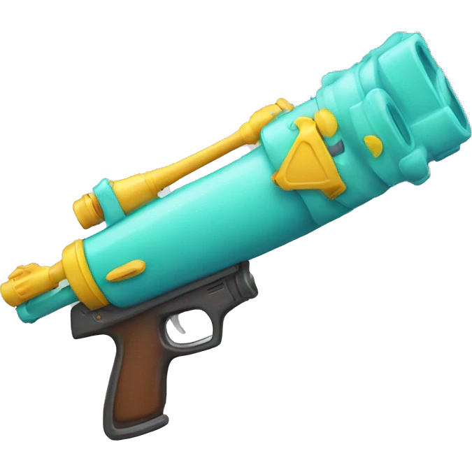 long water gun emoji